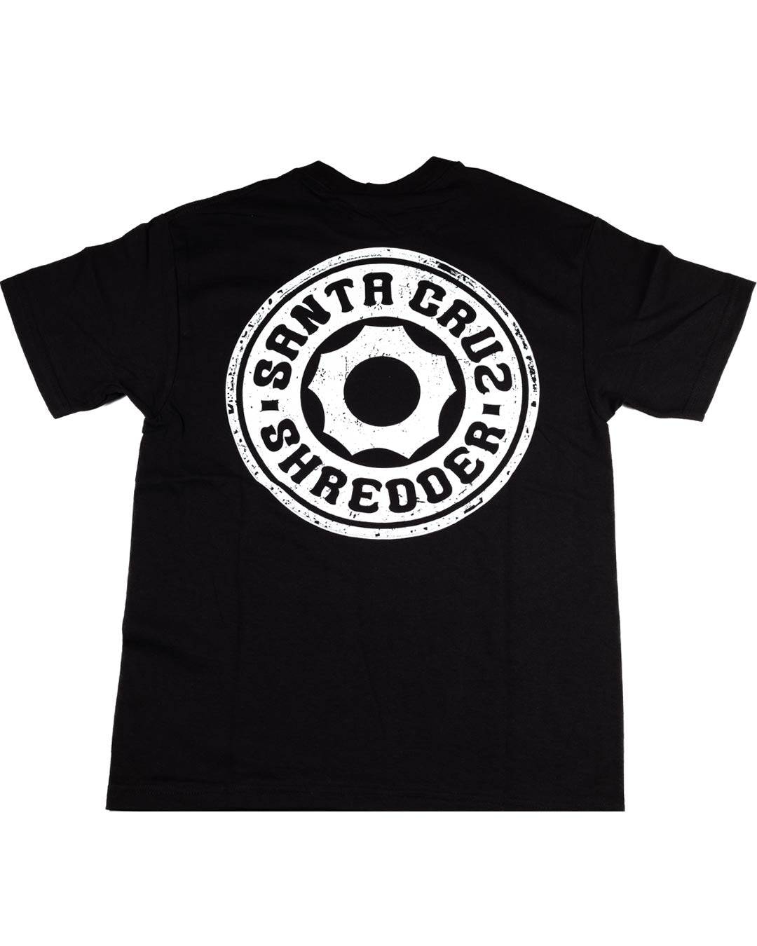 santa-cruz-shredder-cog-t-shirt-coton-noir-logo-blanc image 6