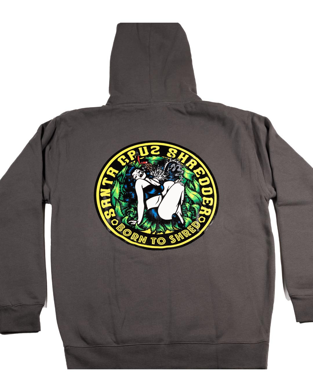 santa-cruz-shredder-aluminum-sweat-capuche-pinup-coton-noir-m image 5