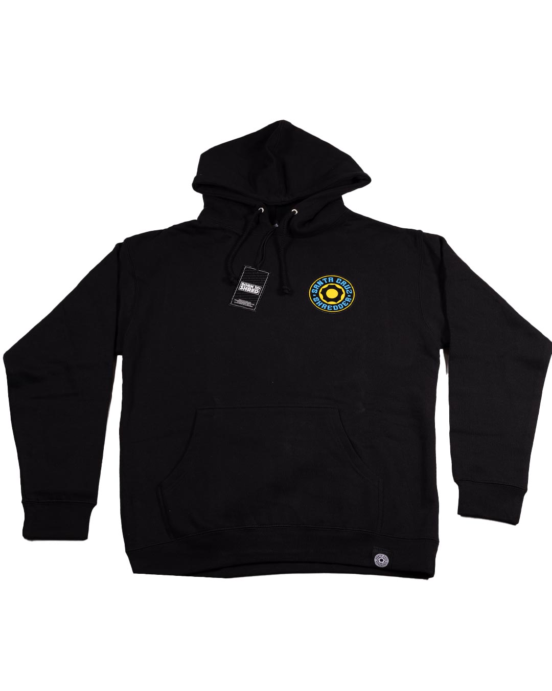 santa-cruz-shredder-aluminum-hoodie-shocker-skull-coton-noir image 3
