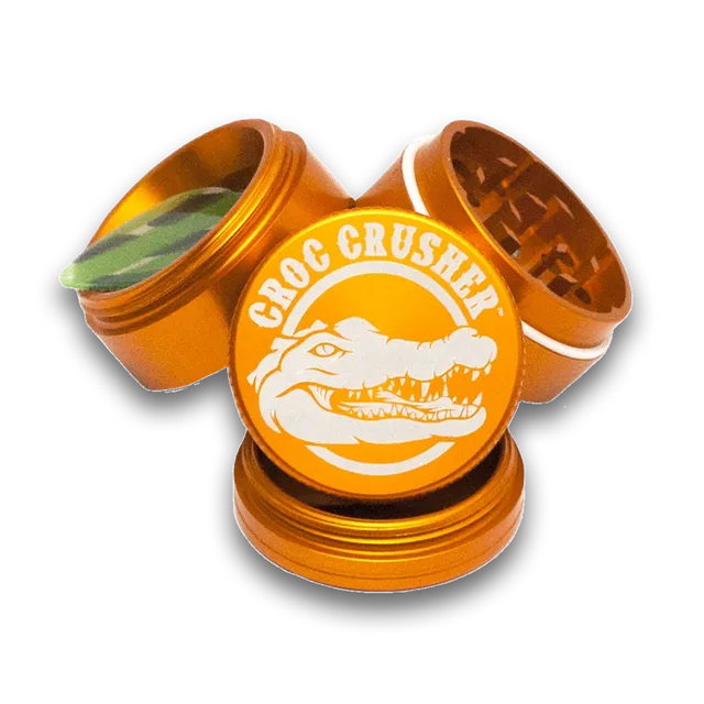 croc-crusher-2-2-inch-grinder-herbe-orange-anneau-t-flon image 1