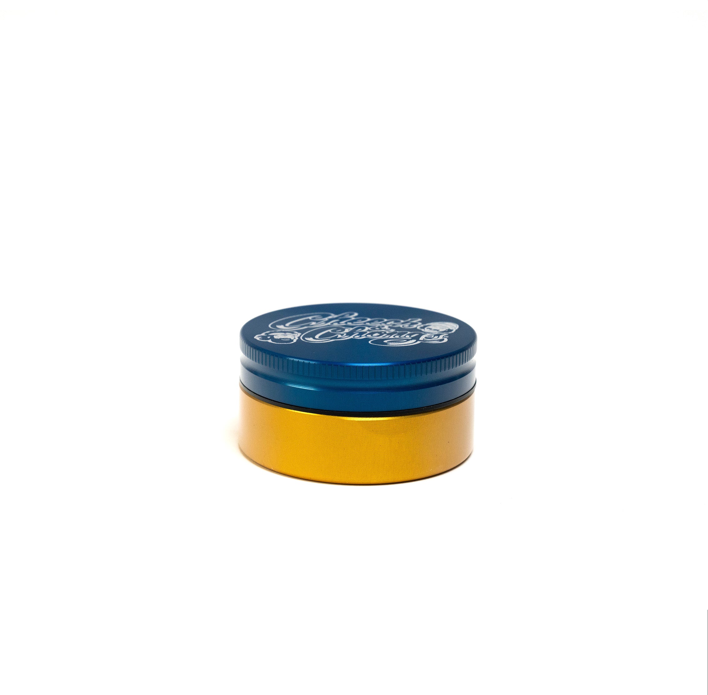 santa-cruz-shredder-cheech-chong-grinder-alu-2-parties-bleu-gold image 3