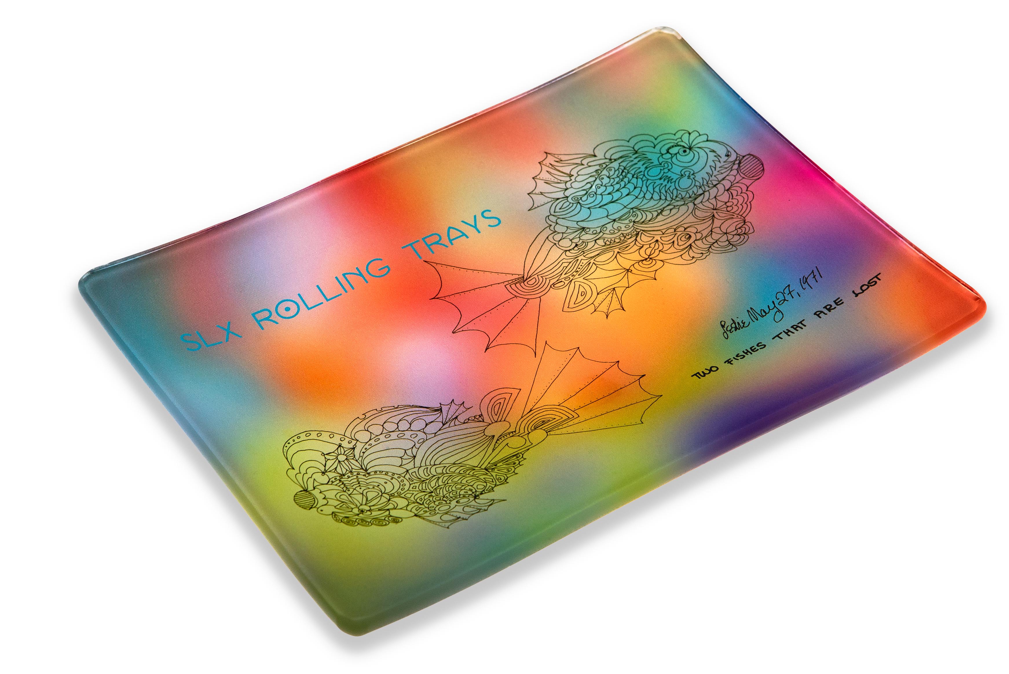 slx-non-stick-trays-plateau-verre-love-birds-petit-8x4 image 3