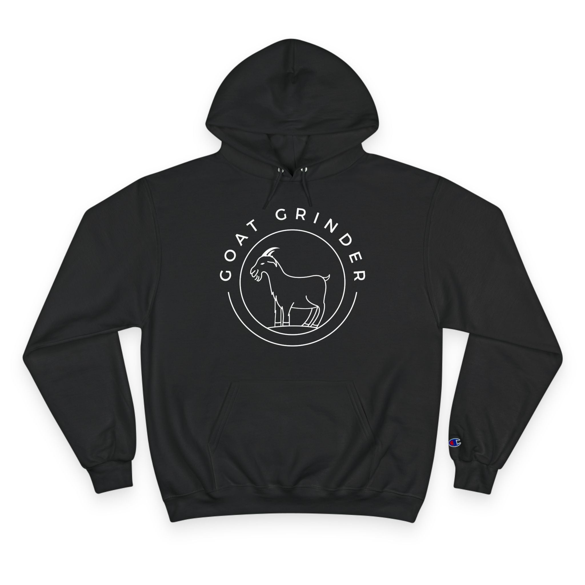 goat-grinder-og-logo-champion-sweat-capuche-noir-coton-2 image 8