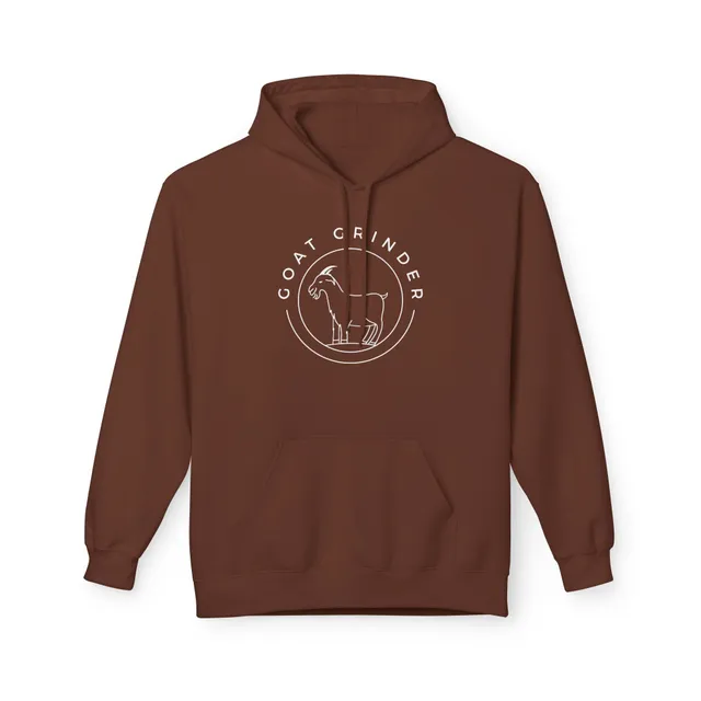goat-grinder-merch-logo-hoodie-sweat-capuche-noir-molleton image 1