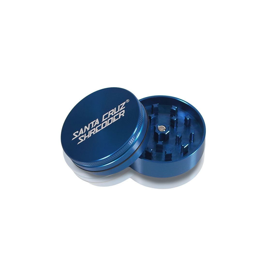 santa-cruz-shredder-aluminum-moulin-herbes-2-parties-bleu image 4