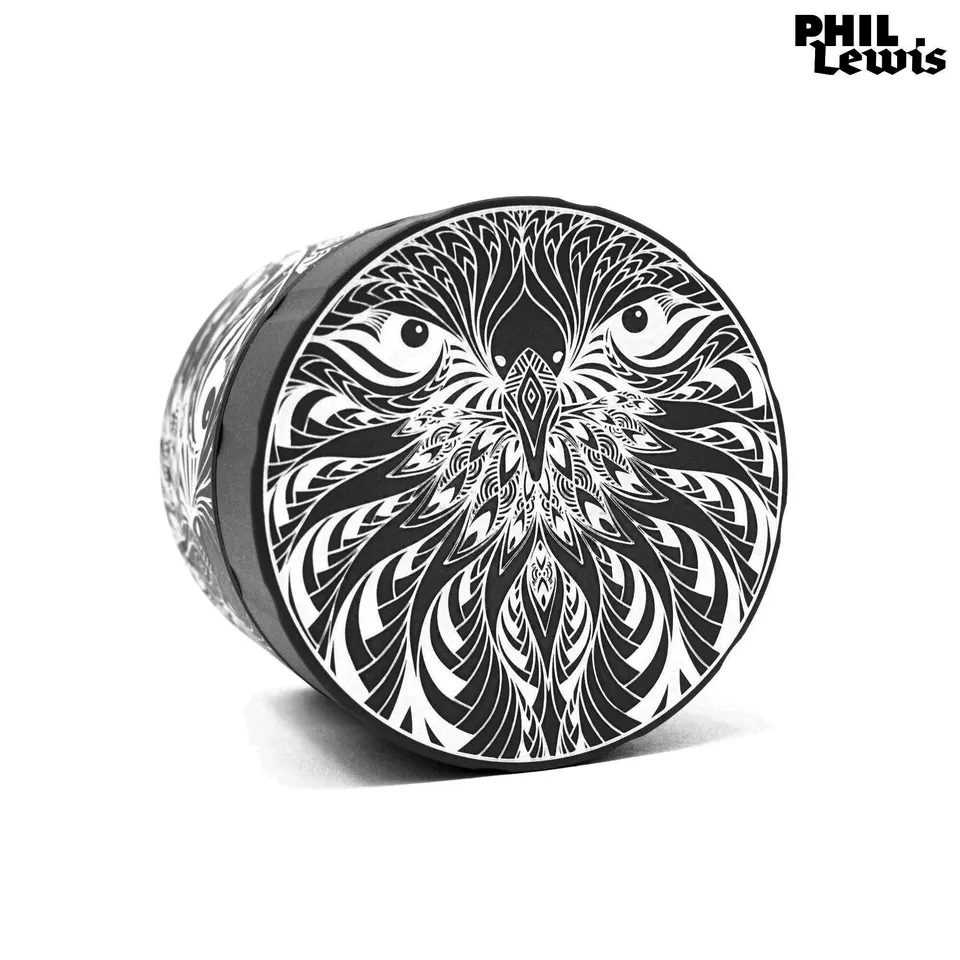cali-crusher-phil-lewis-hawk-homegrown-grinder-4-parties-noir image 1