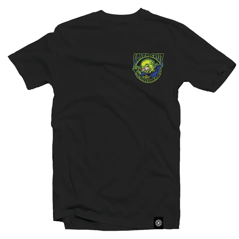 santa-cruz-shredder-shred-till-dead-t-shirt-coton-noir-l image 1