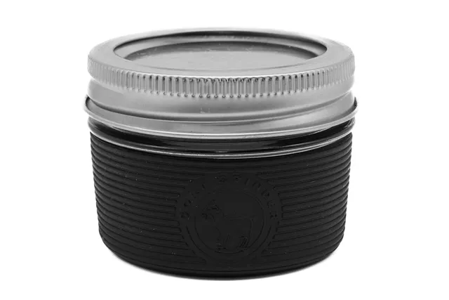 goat-grinder-glass-4oz-pot-conservation-verre-noir-118-ml image 1