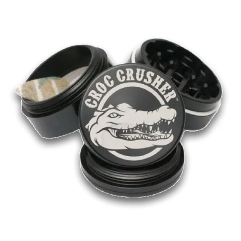 croc-crusher-1-5-inch-broyeur-herbes-noir-4-pi-ces-aluminium image 1