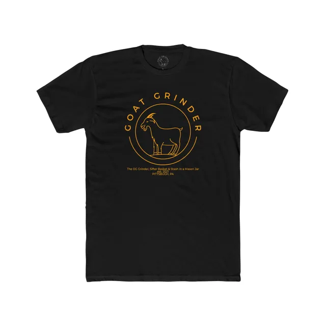goat-grinder-merch-t-shirt-homme-coton-peign-logo-og image 1