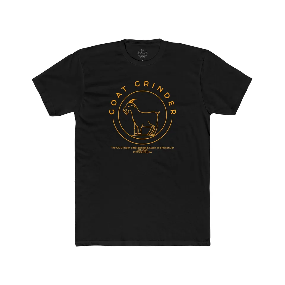 goat-grinder-merch-t-shirt-homme-coton-peign-logo-og image 1