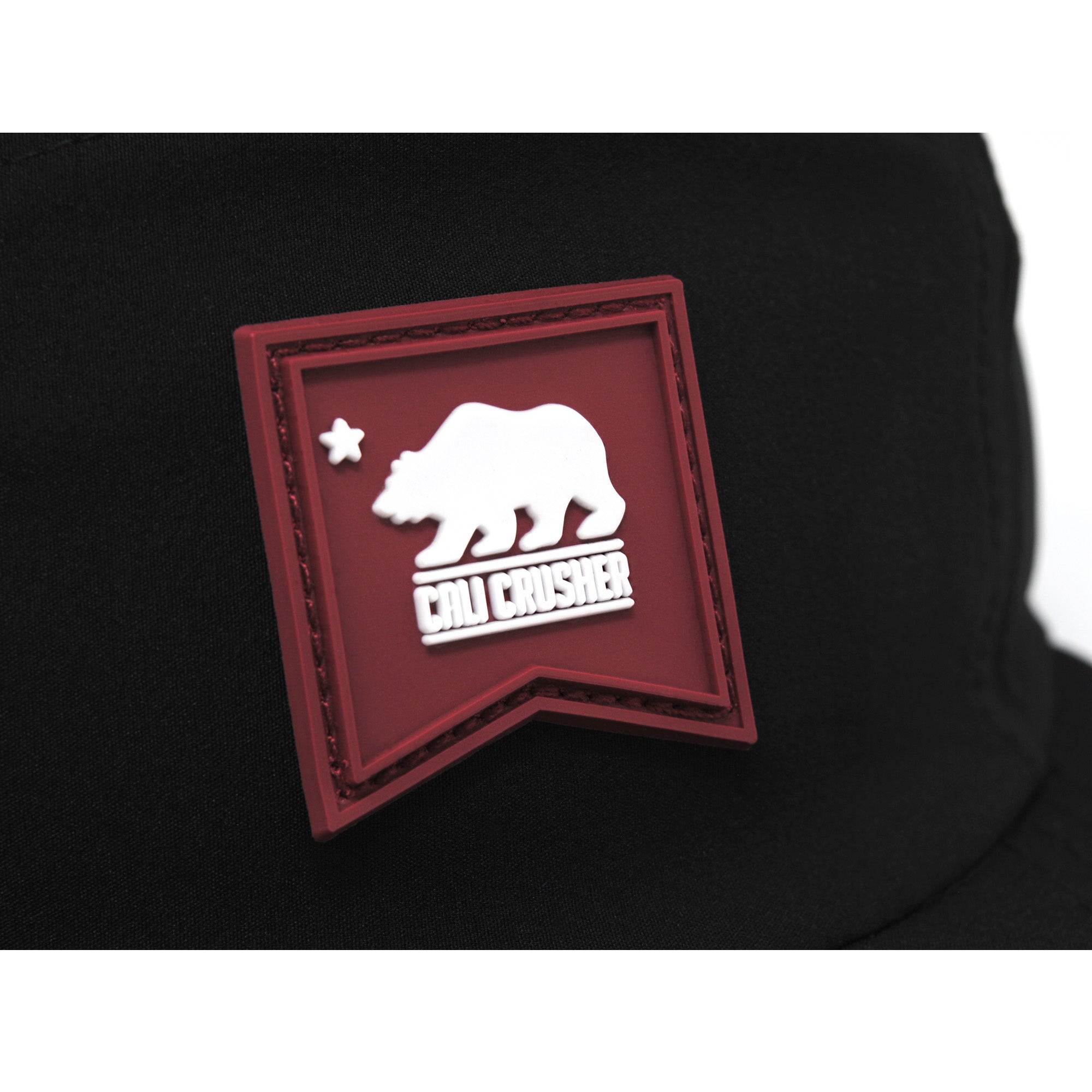 cali-crusher-five-panel-casquette-noire-nylon-r-glable image 4