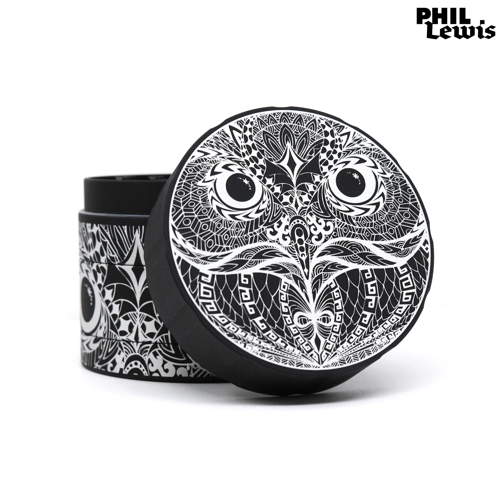 cali-crusher-phil-lewis-owl-eyes-grinder-4-pi-ces-aqua image 2