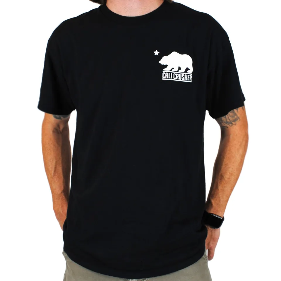 cali-crusher-logo-t-shirt-coton-noir-taille-l image 1