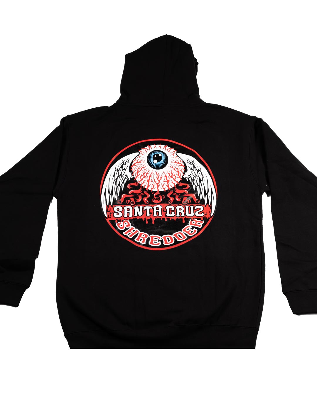 santa-cruz-shredder-aluminum-hoodie-flying-eyeball-coton image 2