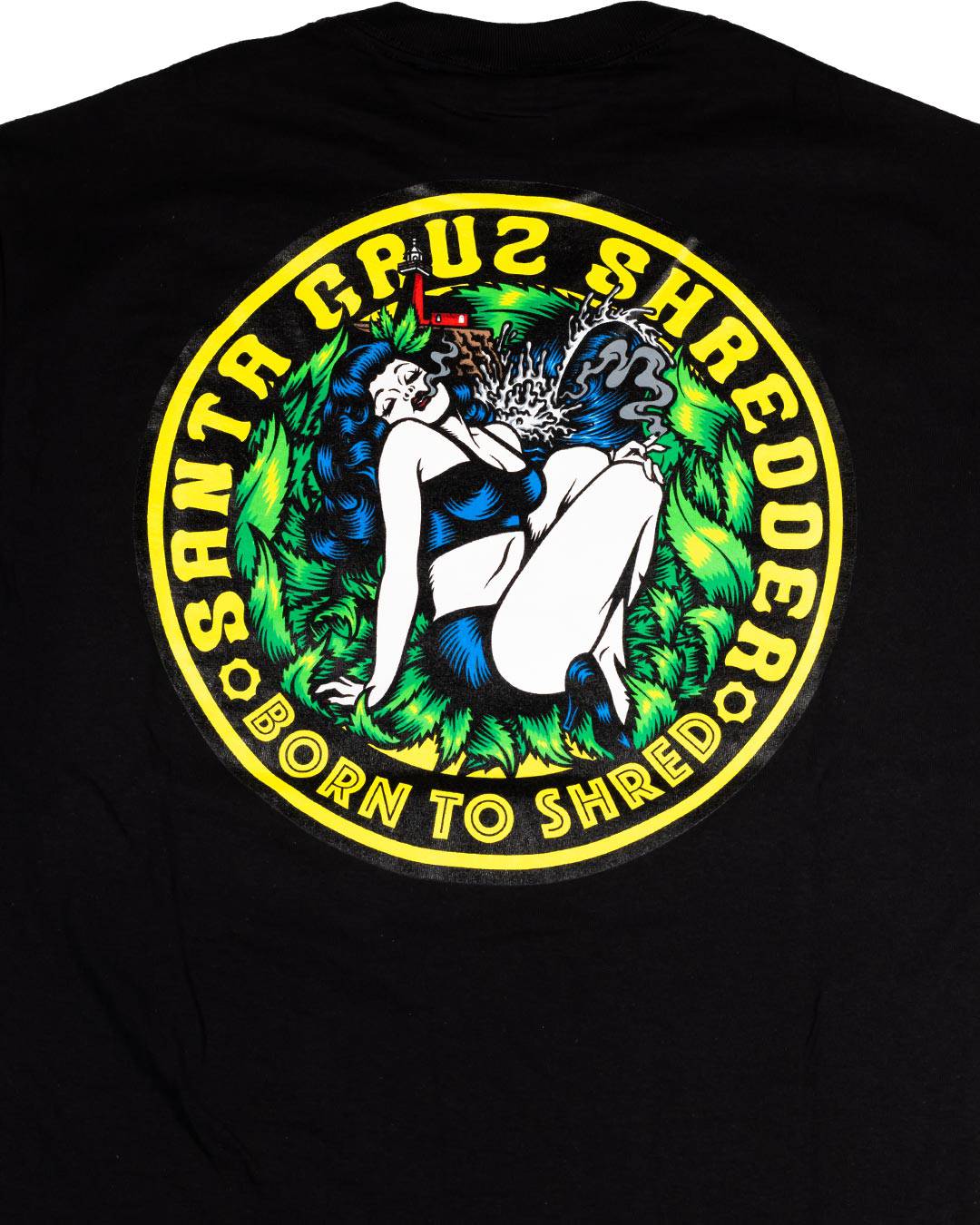 santa-cruz-shredder-pinup-t-shirt-coton-blanc-coupe-ajust-e image 2
