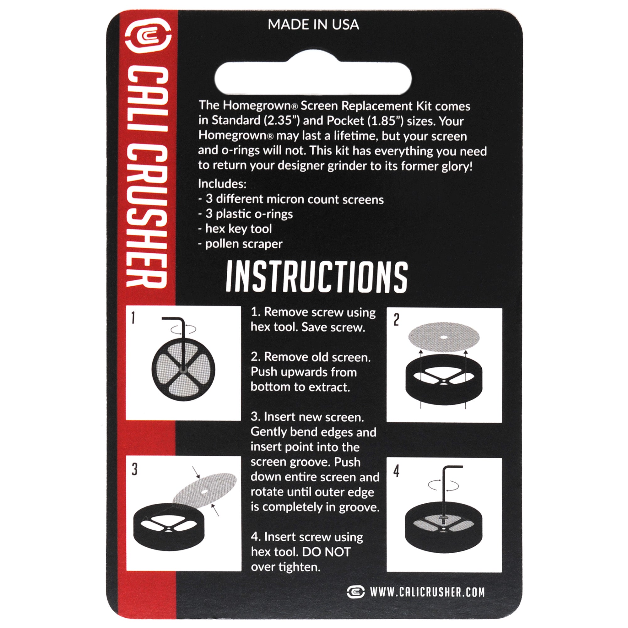 cali-crusher-homegrown-kit-tamis-rechange-standard-2-35-pouces image 5