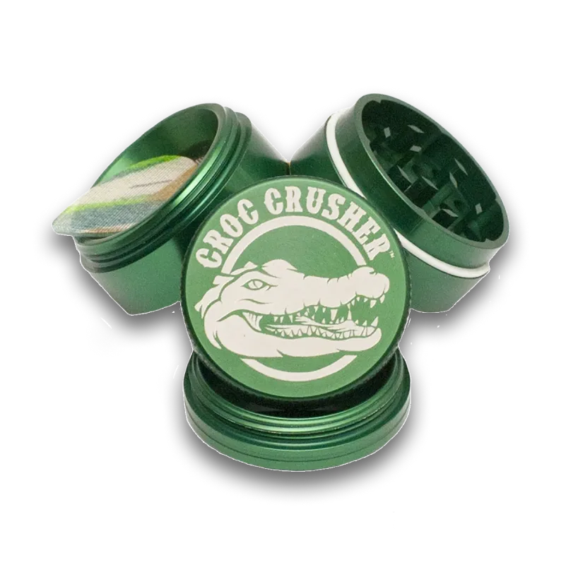 croc-crusher-2-5-inch-broyeur-herbes-vert-4-pi-ces-aluminium image 1