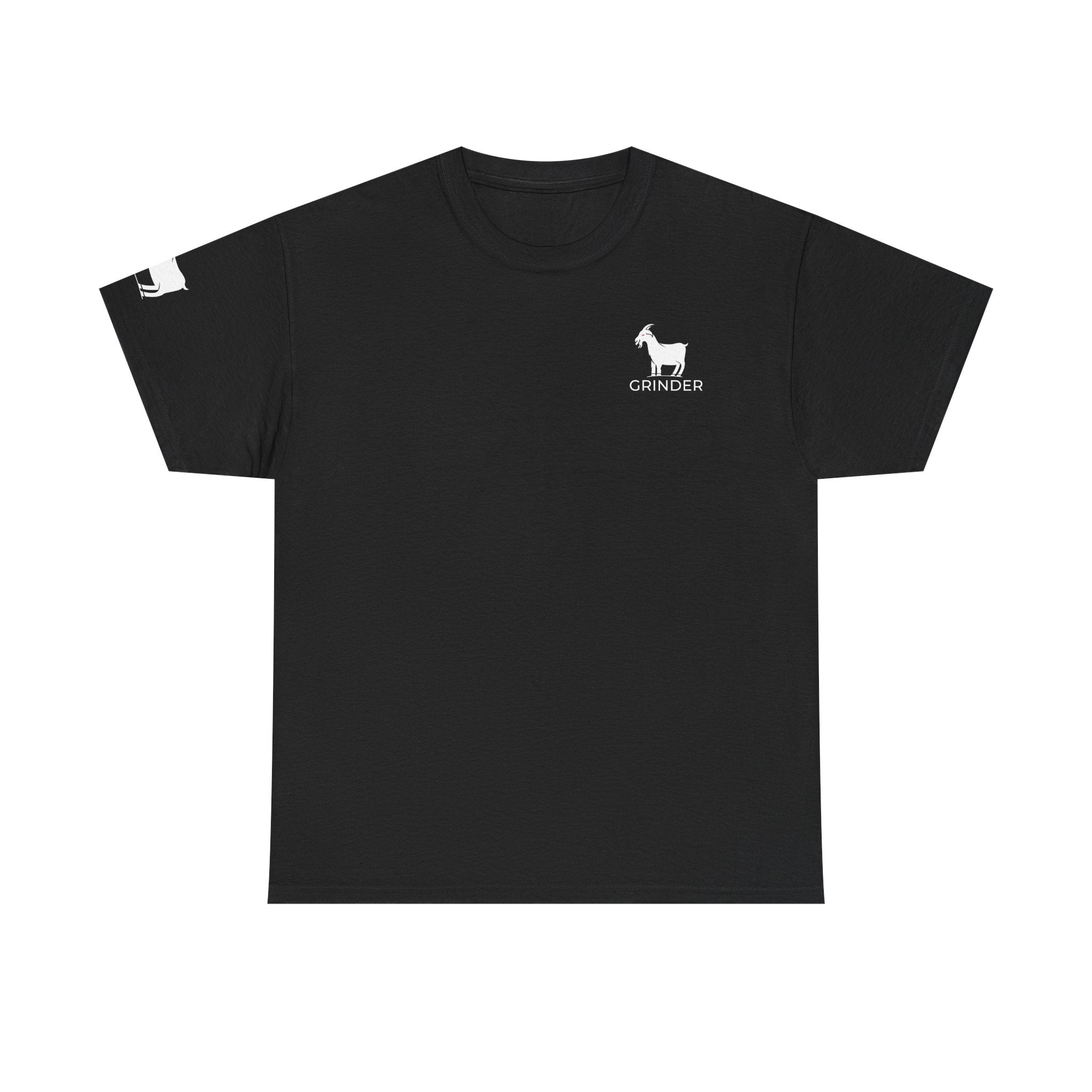 goat-grinder-merch-t-shirt-coton-col-rond-logo-manche image 1