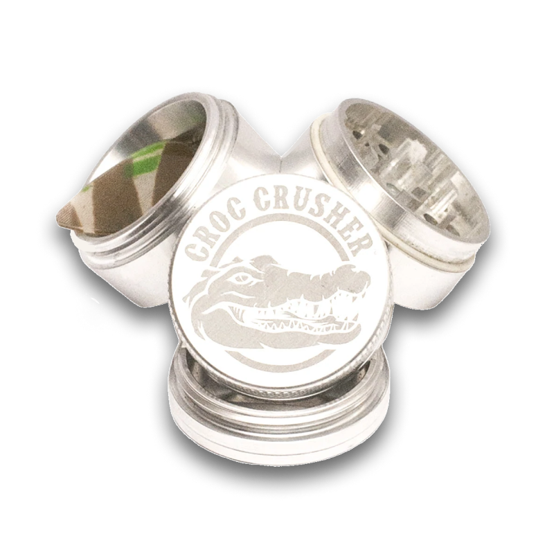 croc-crusher-1-2-inch-grinder-4-parties-argent-aluminium image 1
