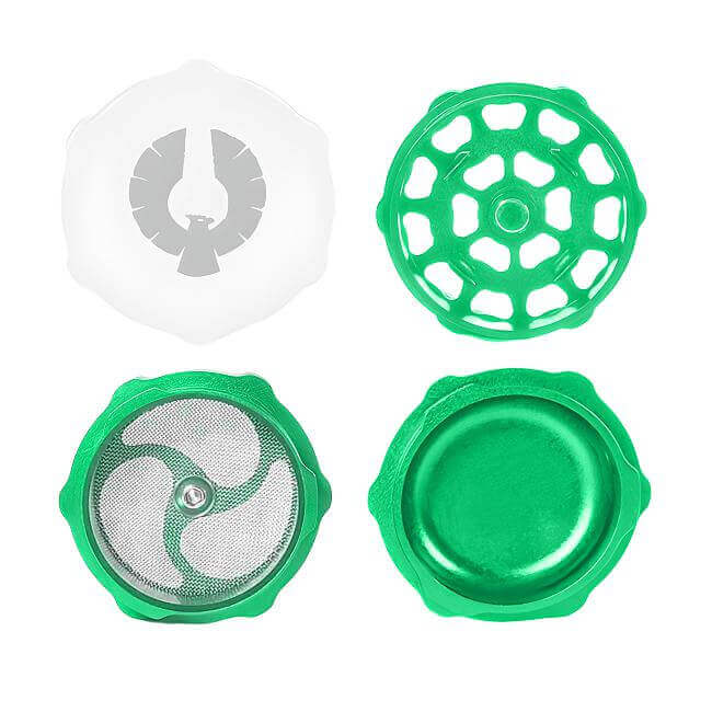 phoenician-harvest-moon-luna-grinder-4-parties-blanc-vert-medium image 7