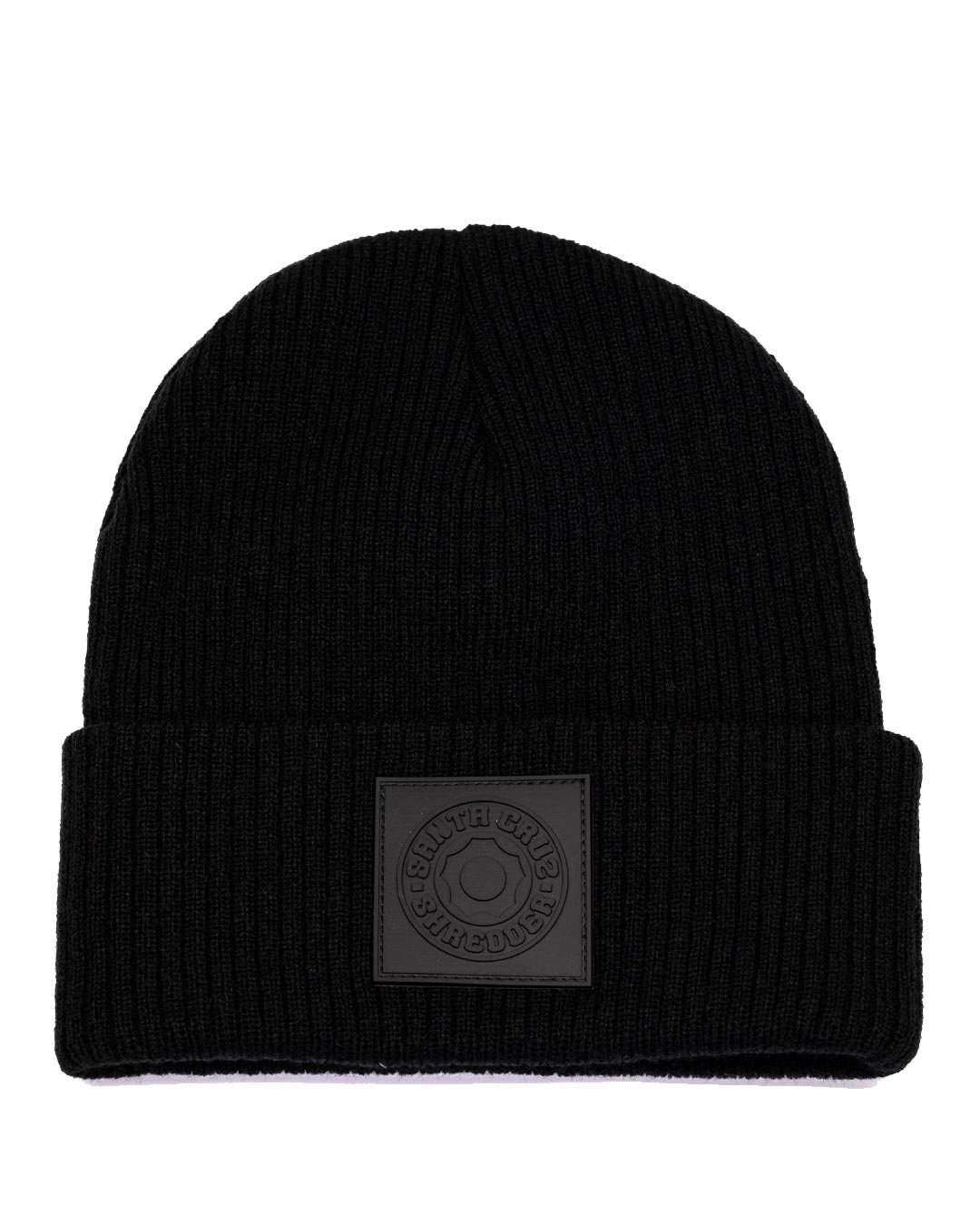 santa-cruz-shredder-aluminum-cog-patch-bonnet-noir image 1