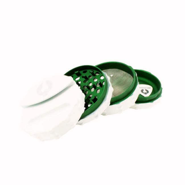phoenician-harvest-moon-luna-grinder-4-parties-blanc-vert-medium image 2