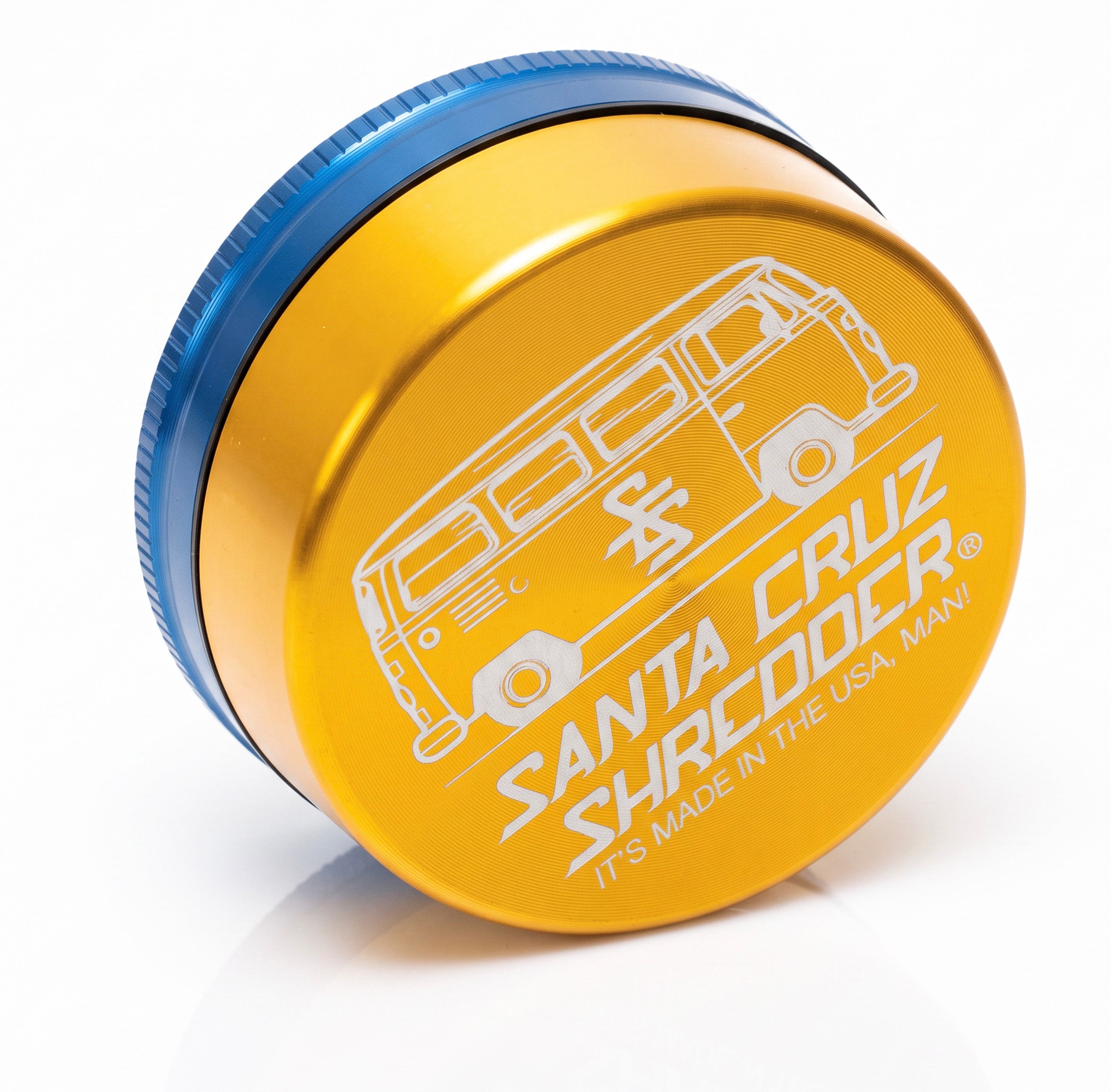 santa-cruz-shredder-cheech-chong-grinder-alu-2-parties-bleu-gold image 6