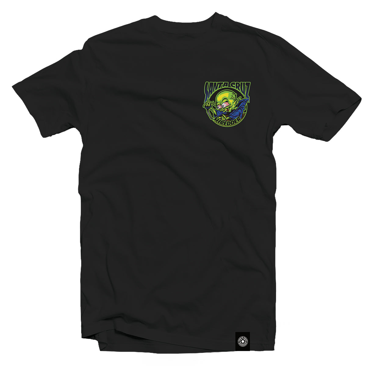 santa-cruz-shredder-shred-till-dead-t-shirt-coton-noir-l image 1
