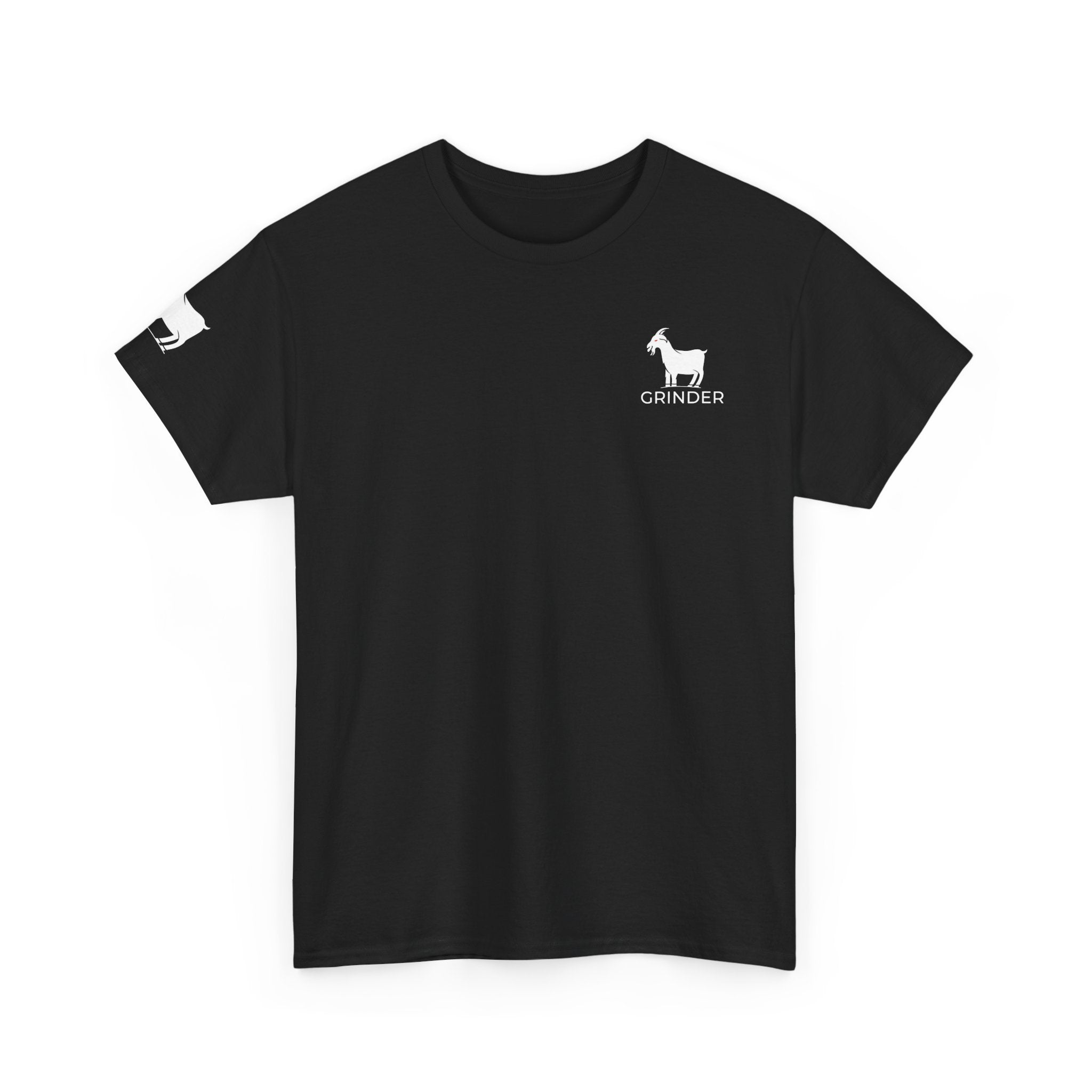 goat-grinder-merch-t-shirt-coton-col-rond-logo-manche image 6