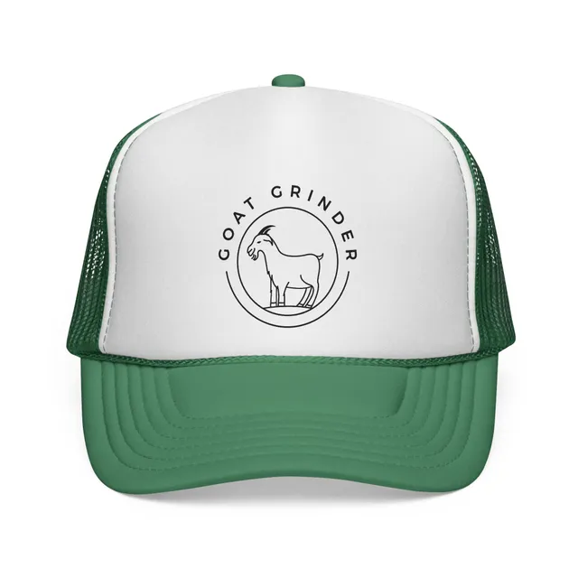 goat-grinder-trucker-caps-casquette-trucker-noire-taille-unique image 1