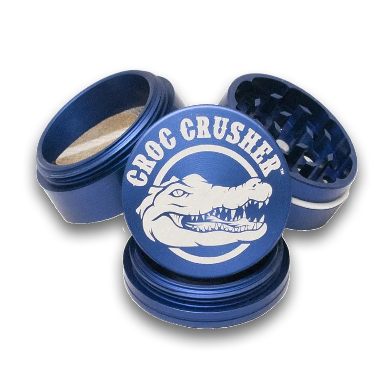 croc-crusher-2-2-inch-broyeur-herbes-bleu-4-parties-alu image 1