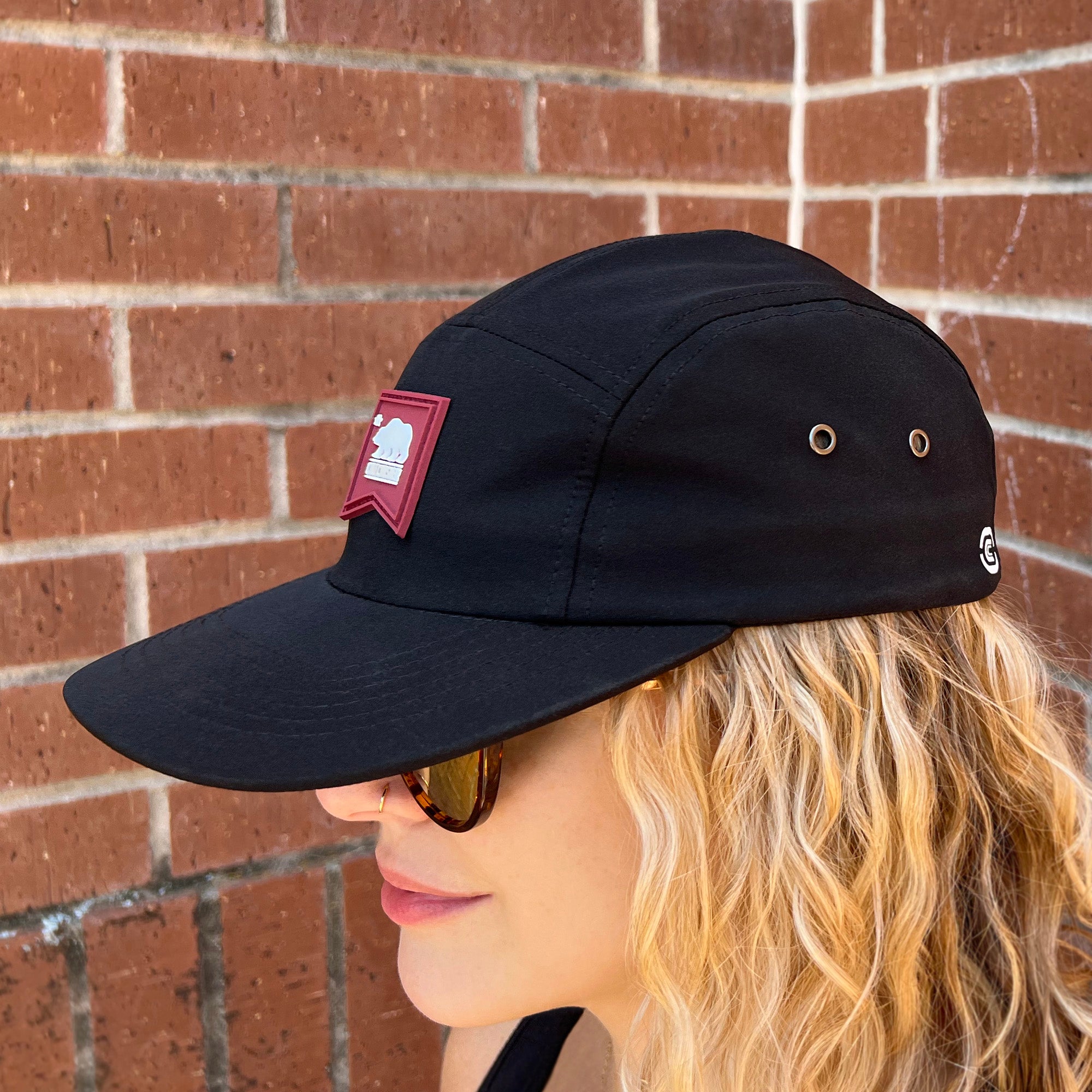 cali-crusher-five-panel-casquette-noire-nylon-r-glable image 7
