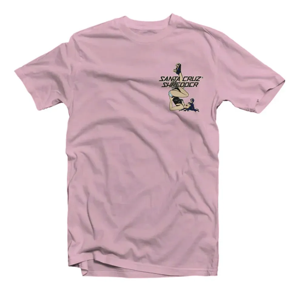 santa-cruz-shredder-roller-girl-t-shirt-femme-rose-m image 1