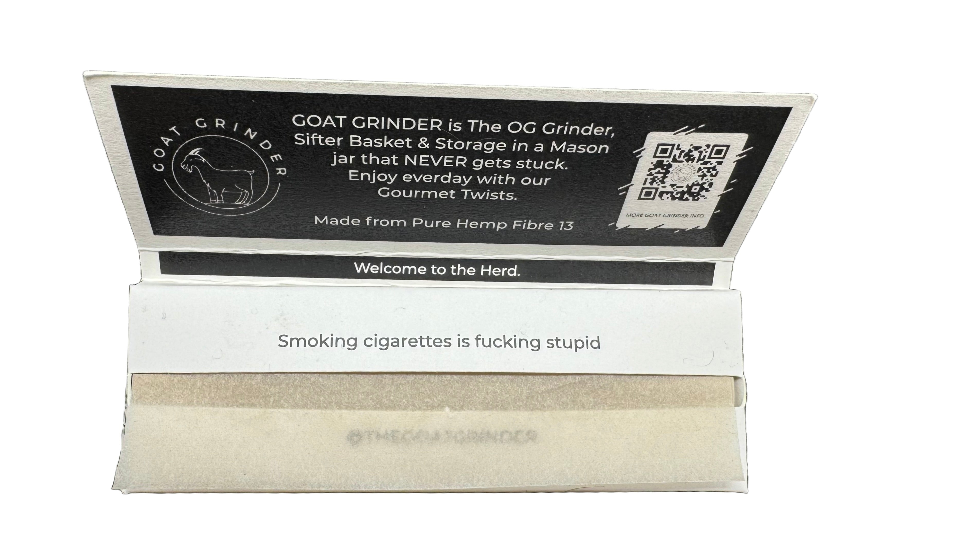 goat-grinder-twists-1-1-4-papier-chanvre-non-blanchi image 2