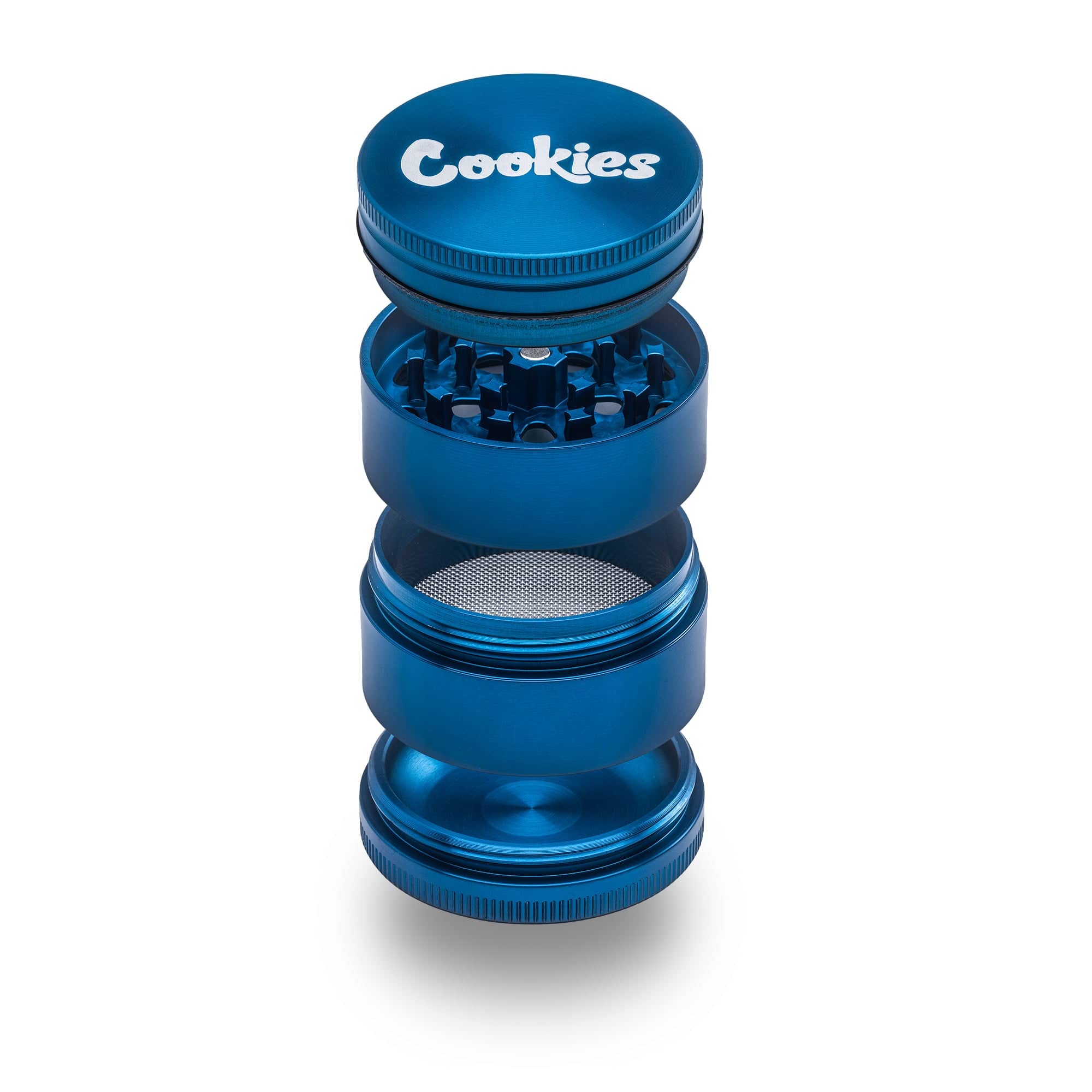 santa-cruz-shredder-aluminum-cookies-broyeur-bleu-4-parties image 1