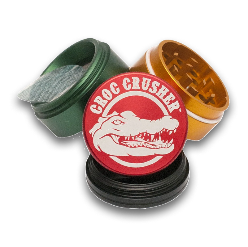 croc-crusher-3-inch-broyeur-herbes-rasta-4-pi-ces-aluminium image 1