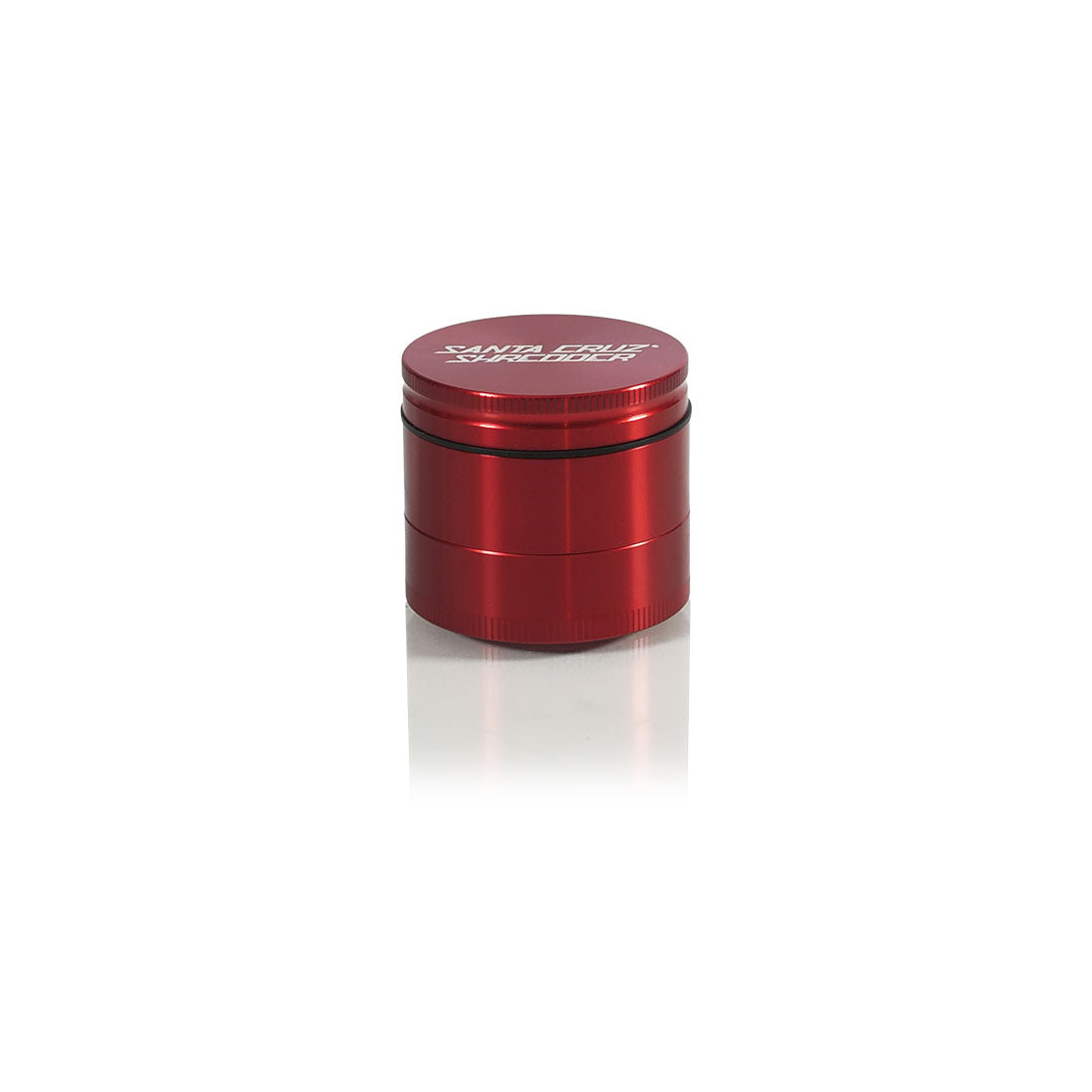 santa-cruz-aluminium-3-pi-ces-medium-broyeur-herbe-rouge-mat image 2