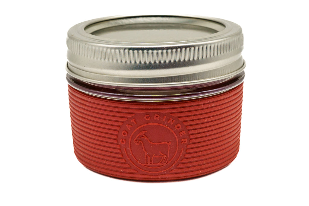 goat-grinder-glass-4oz-pot-conservation-verre-noir-118-ml image 7