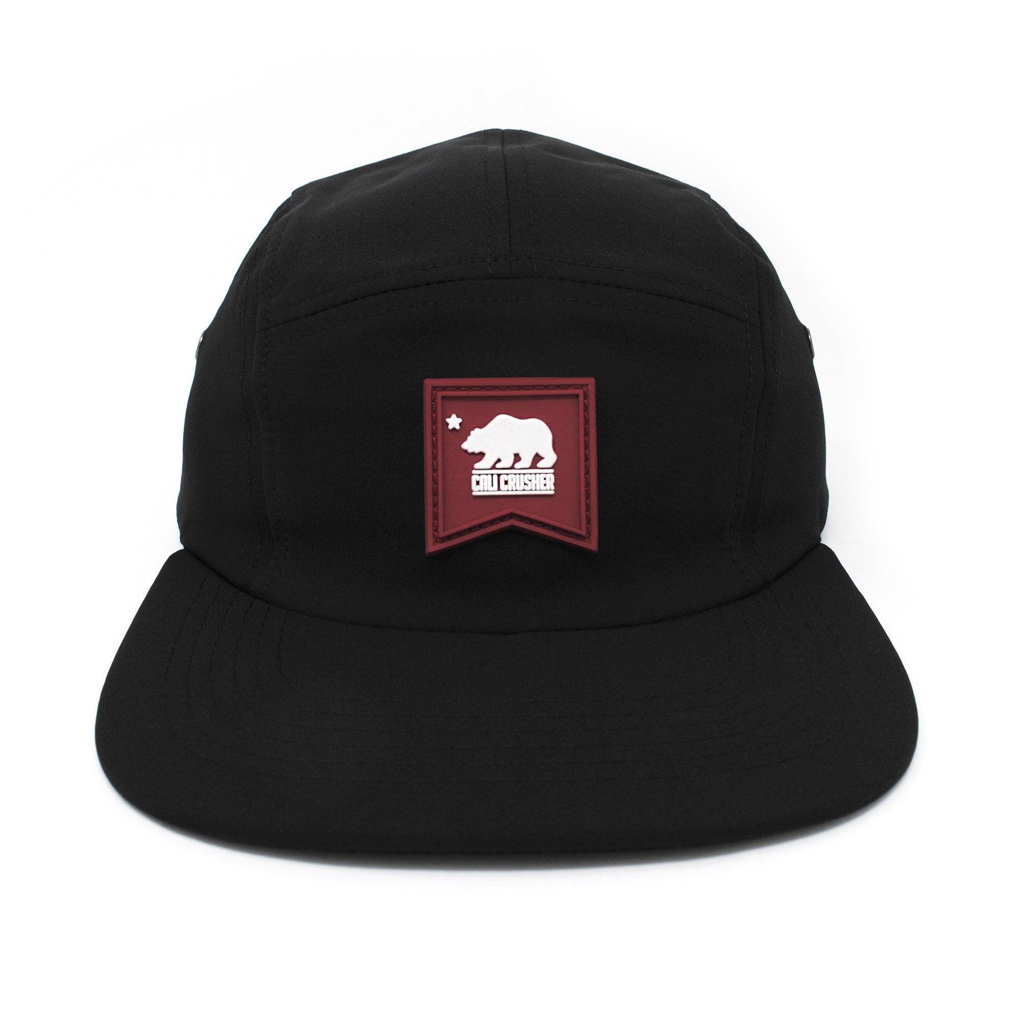 cali-crusher-five-panel-casquette-noire-nylon-r-glable image 2