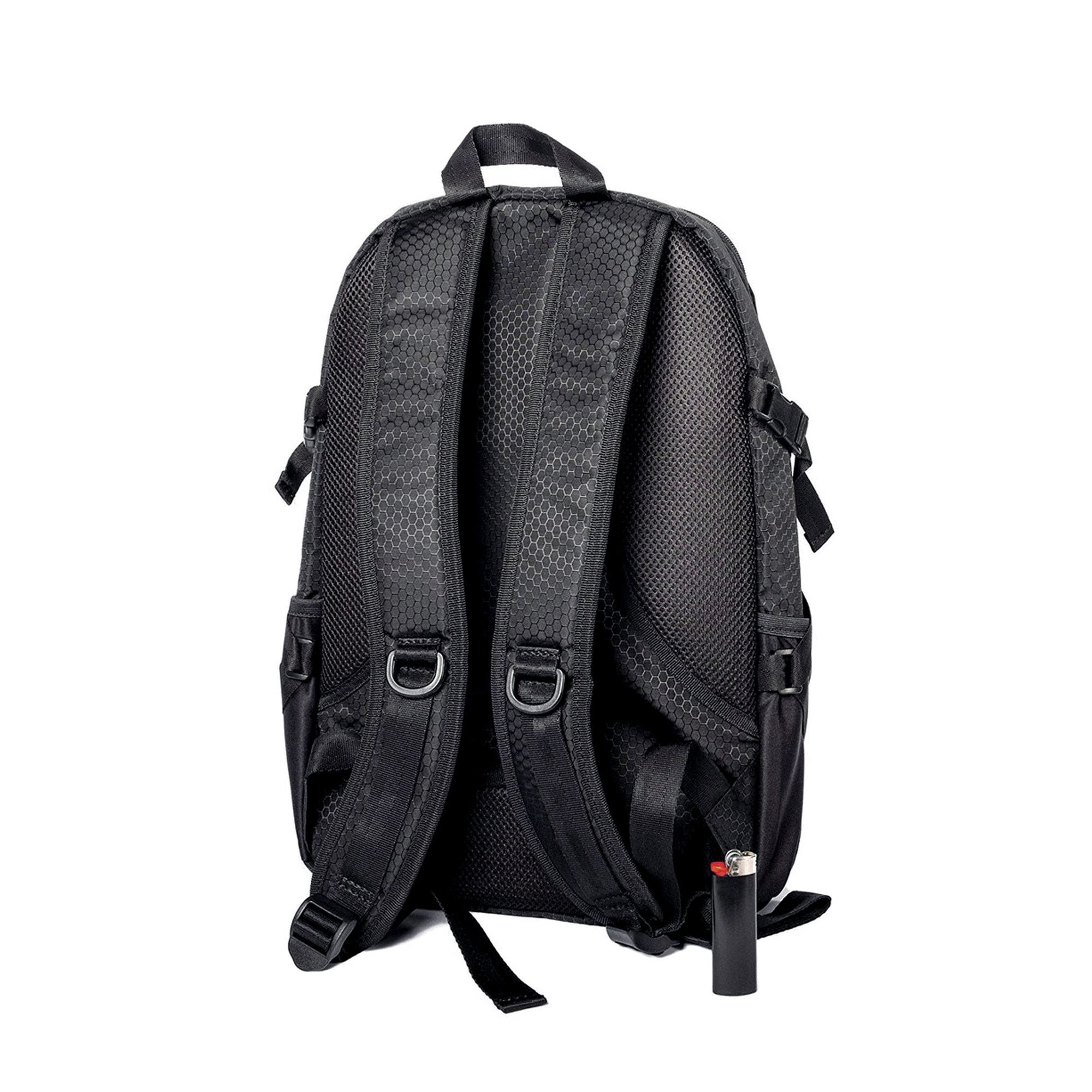 cali-crusher-backpacks-sac-dos-anti-odeur-noir-ours-blanc image 2