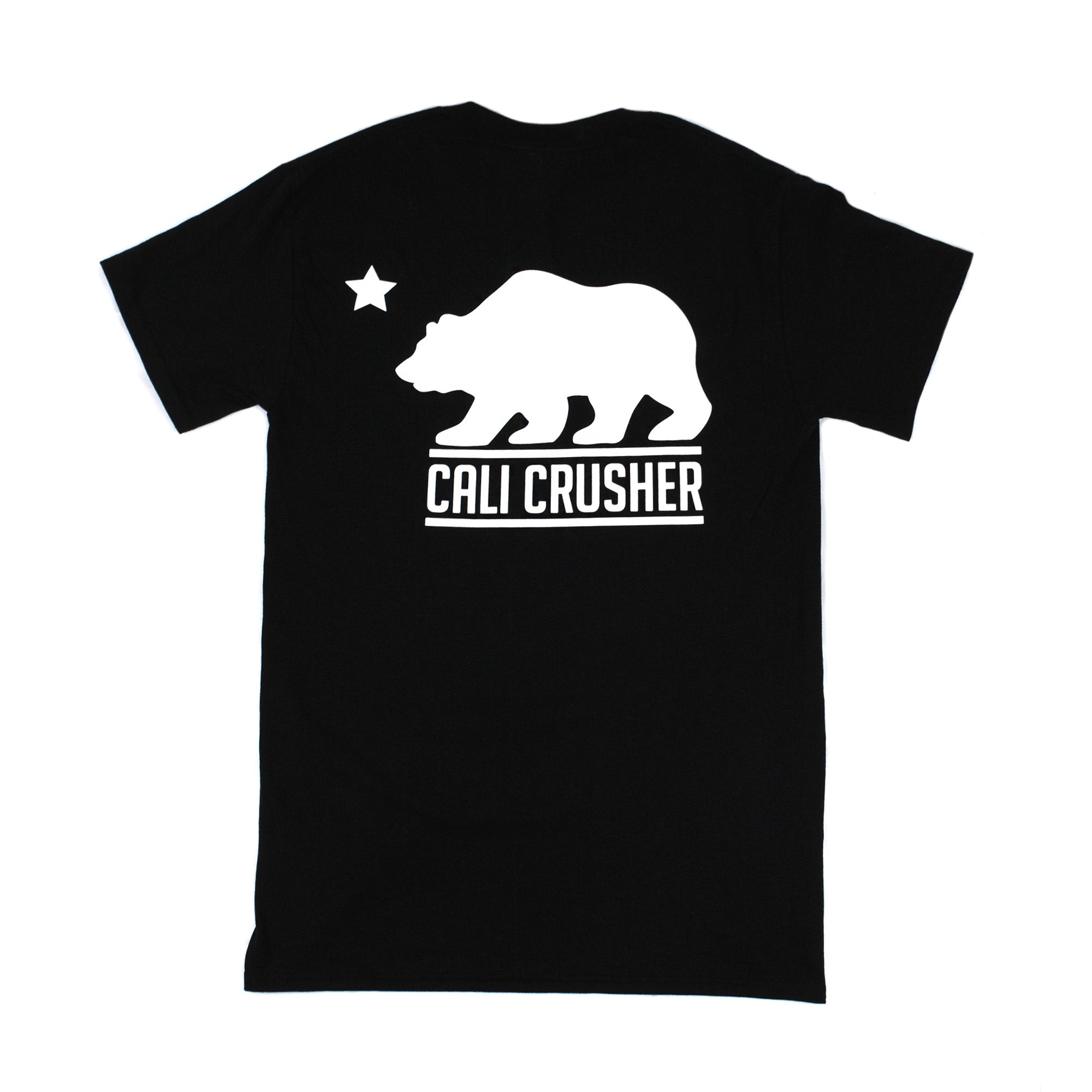 cali-crusher-logo-t-shirt-coton-noir-taille-l image 4