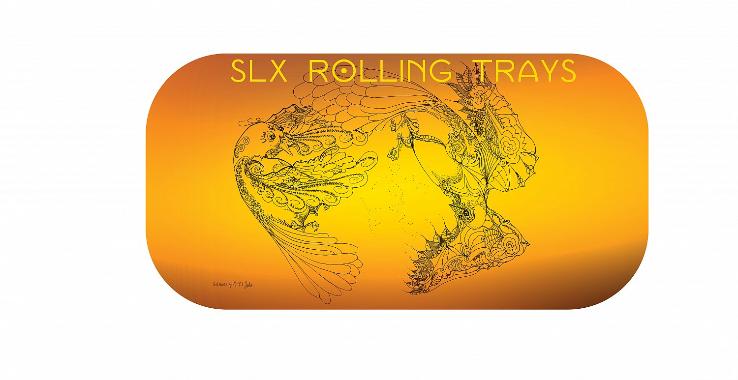 slx-non-stick-trays-petit-couvercle-love-birds-8x4 image 1