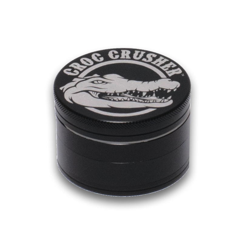 croc-crusher-2-inch-grinder-herbe-noir-4-parties-pollen image 2