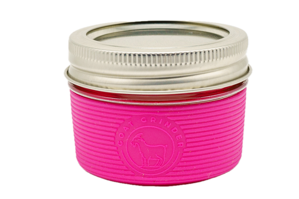 goat-grinder-glass-4oz-pot-conservation-verre-noir-118-ml image 5
