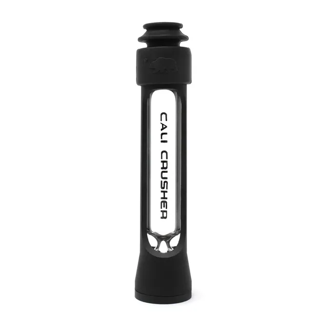 cali-crusher-traveler-chillum-portable-verre-alu-noir image 1