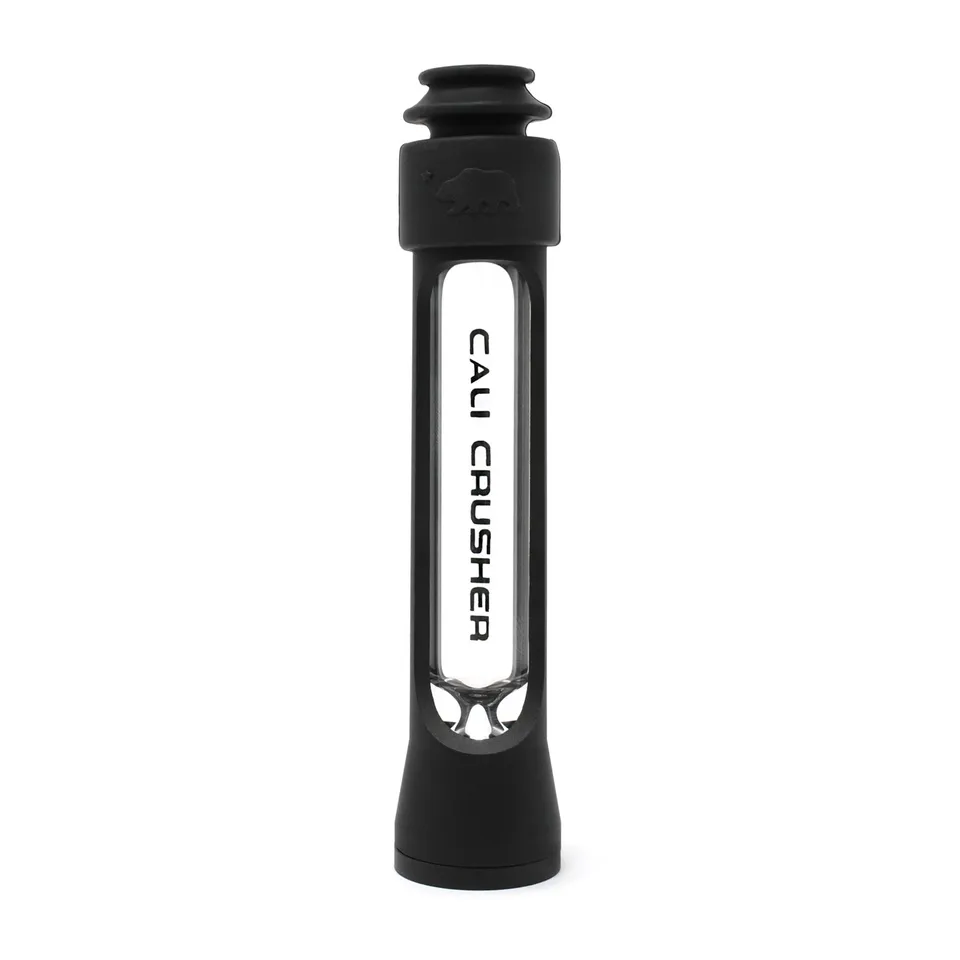cali-crusher-traveler-chillum-portable-verre-alu-noir image 1