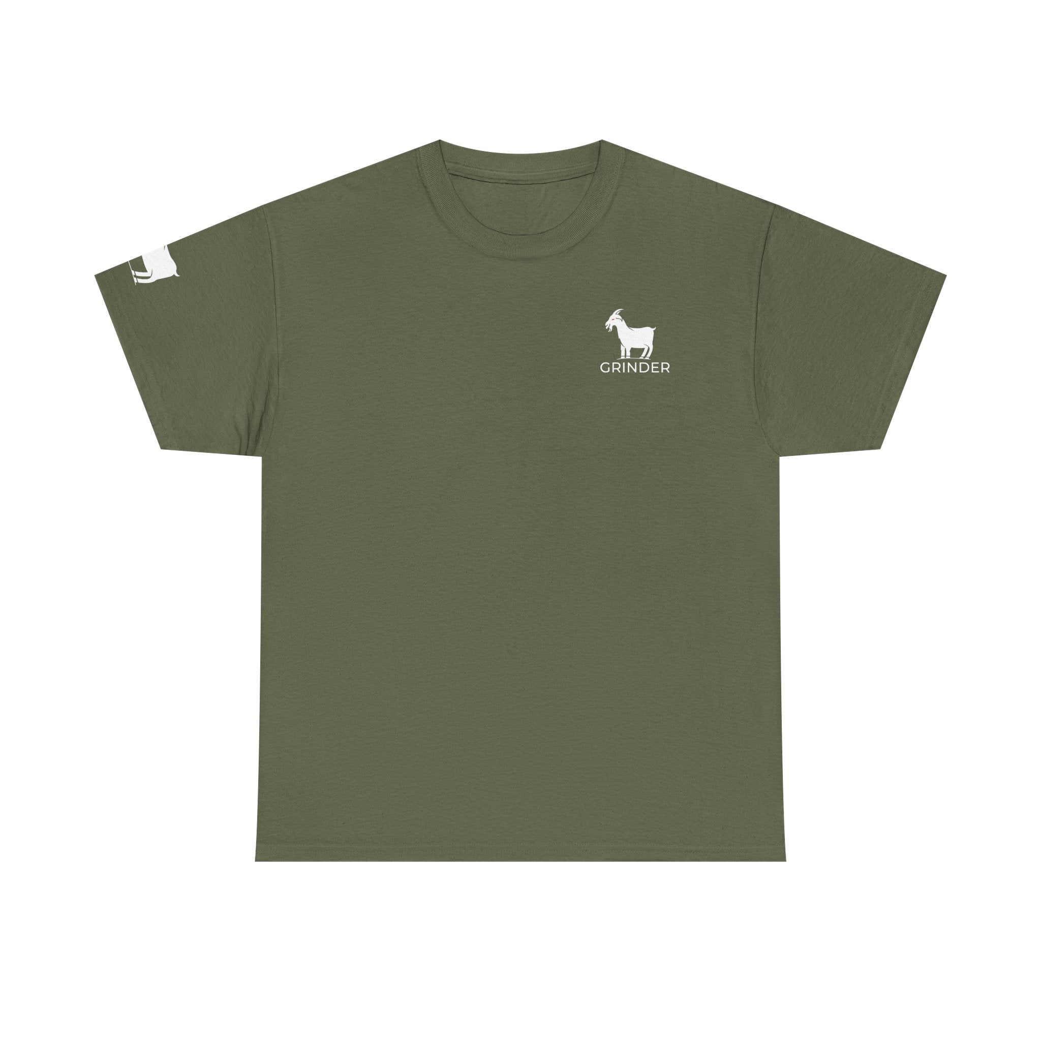 goat-grinder-merch-t-shirt-coton-col-rond-logo-manche image 2