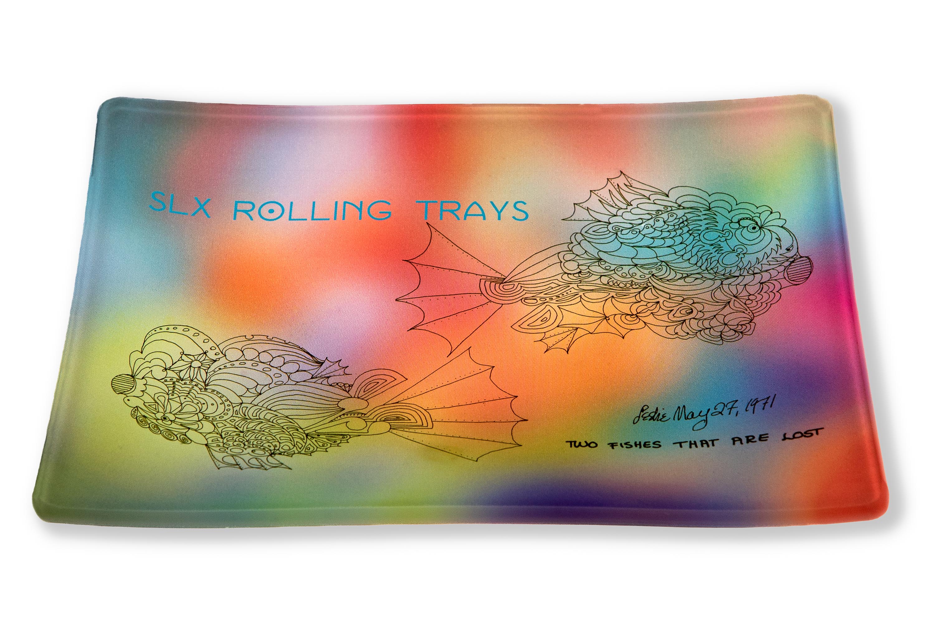 slx-non-stick-trays-plateau-verre-love-birds-petit-8x4 image 4