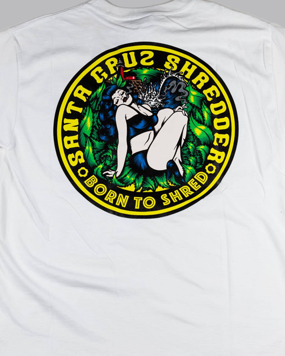 santa-cruz-shredder-pinup-t-shirt-coton-blanc-coupe-ajust-e image 6